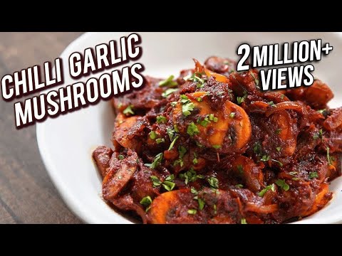 chilli-garlic-mushroom-recipe---quick-&-easy-garlic-mushroom---veg-party-starter/appetizer---bhumika