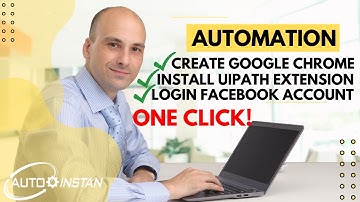 Auto Create Google Chrome Profile + Install UiPath Extension + Login Facebook  | AUFA TUTORIALS