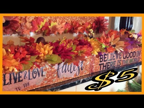 diy-beautiful-floral-bouquet-box-/-dollar-tree-fall-centerpiece
