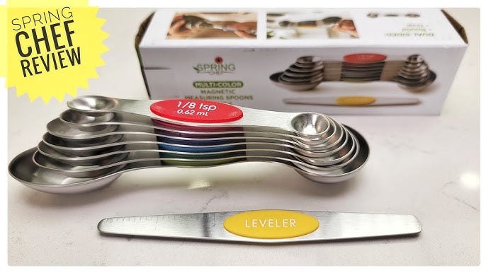 Spring Chef Magnetic Measuring Spoons Set (Set of 8)
