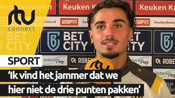 Reactie Irakli Yegoian na Vitesse - Jong Ajax (2-2) | RTV Connect
