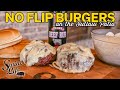 No-Flip Smoked Burgers on the Outlaw Patio