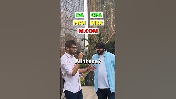 Average Salaries Of CA, CFA, And MBA😱😱 #kushallodha #ca #cfa #mba #shorts