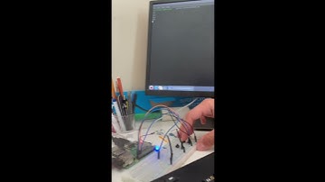 🔵 Blue LED Brightness Control – Raspberry Pi + Push Buttons