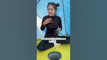 gái xinh câu trắm đen ở sông đóng băng và cái kết  #fishing #cauca#xuhuong #giaitri #haihuoc