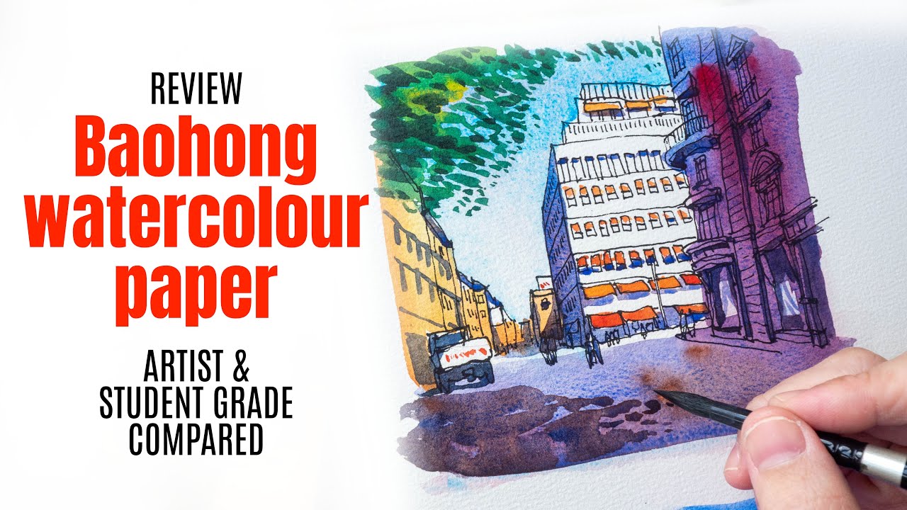 Watercolor Paper Review: Meeden Baohong Student VS Arches