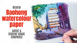Baohong Watercolour Paper review: Artist & Student Grade