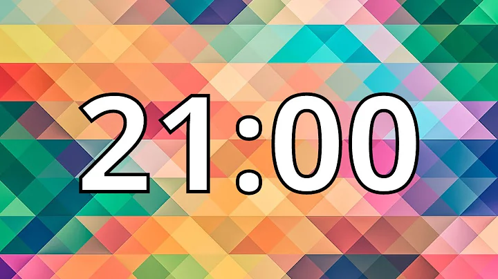 21 Minute Timer with Music | Abstract Timer