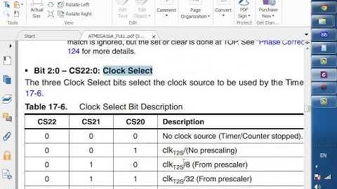 TIMER2 OVF INTERRUPT ตอน5ที่มาของCODE PRESCALERในAVRSTUDIO
