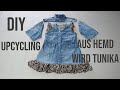 Upcycling - aus Hemd eine Tunika nähen -  mit Annas Nähschule