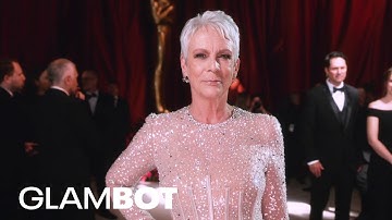 Jamie Lee Curtis GLAMBOT: BTS at 2023 Oscars