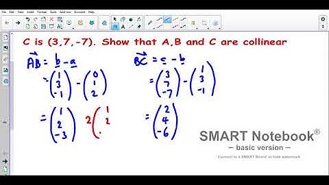 Vectors - Collinearity- Higher