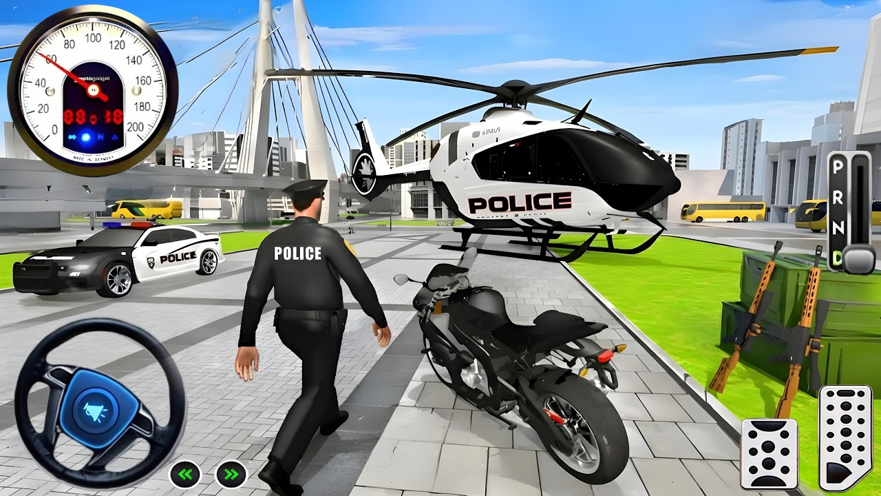 Police Car Chase Simulator 3D Game - Real Cop Cars Driving Simulator 2025 - Android GamePlay