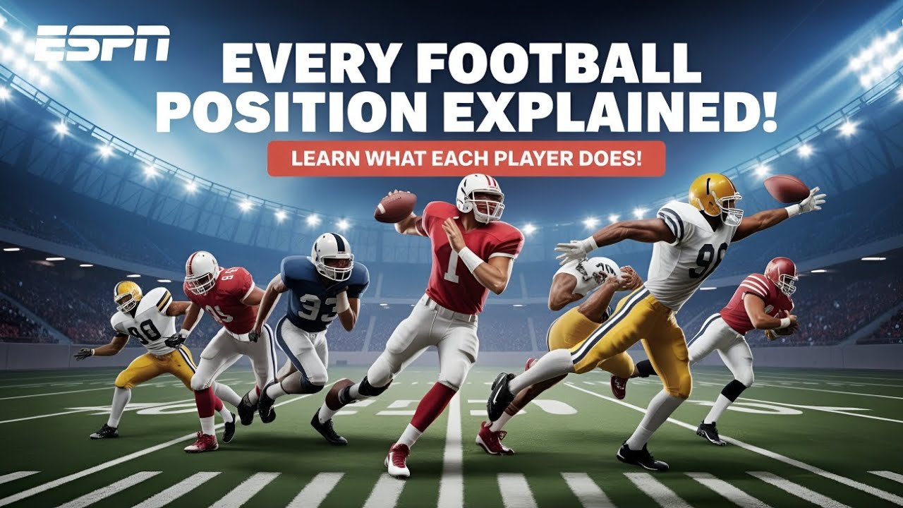 Nfl Roles Football Positions Explained: Roles, Responsibilities & Legendary ...