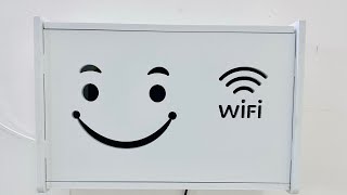 Wifi router Wall shelf | Home decor #unboxing Wifi Box Amazon