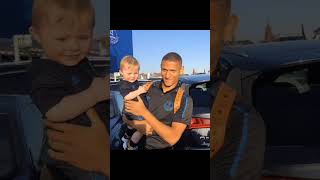 Richarlison with his cute baby | Brazilian player 🇧🇷 Content