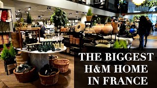 The biggest H&M Home Concept Store in Paris! SHOP WITH US | Home Shopping for Christmas #hmhome
