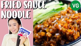 Homemade VEGAN Zha Jiang Mian