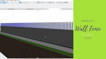 Archicad 22 - Wall Fence