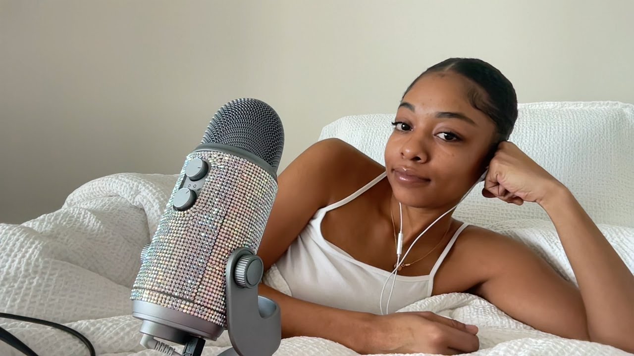 asmr in bed: I got catfished 🫠 (story time, chit chat, soft whispers)