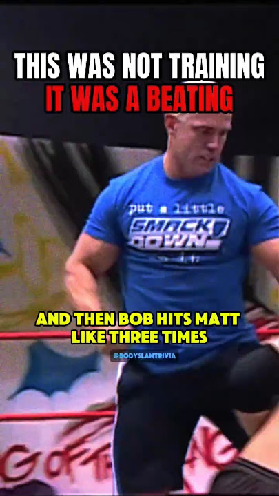 Bob Holly Forgot Wrestling Is Scripted #wwe #aew #shorts
