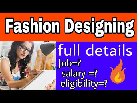 About fashion designing course details in hindi!! fashion designing kya ...