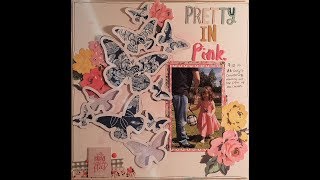 Challenge Tuesday- Process #29- Pretty in Pink. Scrap the Girls Moodboard