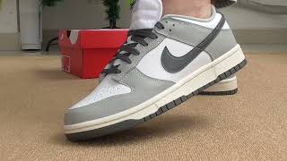 Nike Dunk Low Light Smoke Grey On Feet Review