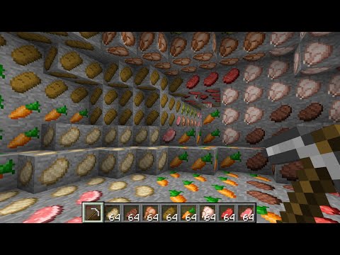 เมื่ออาหาร!! กลายเป็นแร่ | Minecraft