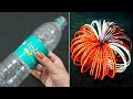 3 Superb Home Decor Ideas Out Of Waste Plastic Bottle and Old Bangles - DIY Home Decor Using Waste