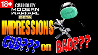 CALL OF DUTY MW BETA IMPRESSIONS