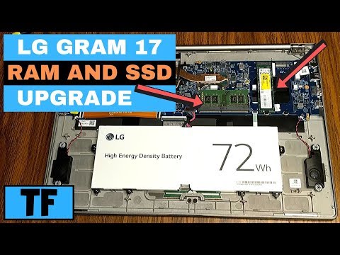 LG Gram 17 - How to Upgrade Your Laptop With 2 SSD Slots (Adding An M.2 NVMe 1TB SSD & 32GB Ram)