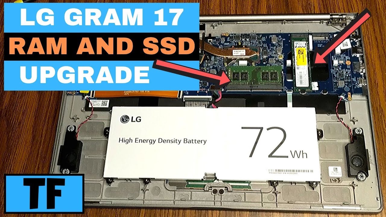 LG Gram 17 - How to Upgrade Your Laptop With 2 SSD Slots (Adding An M.2  NVMe 1TB SSD & 32GB Ram)
