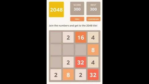 2048 Puzzle Game