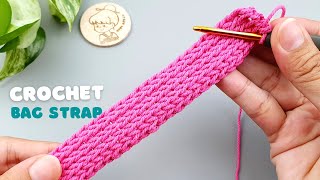 One of The Best How to Crochet Bag Strap or Crochet a Cord Step by Step | ViVi Berry Crochet