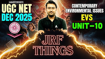 UGC NET Environmental Science | UGC NET EVS Unit 10 Contemporary Environmental Issues By Amit Sir