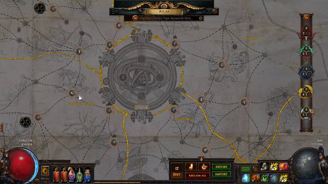 Map Atlas Poe 