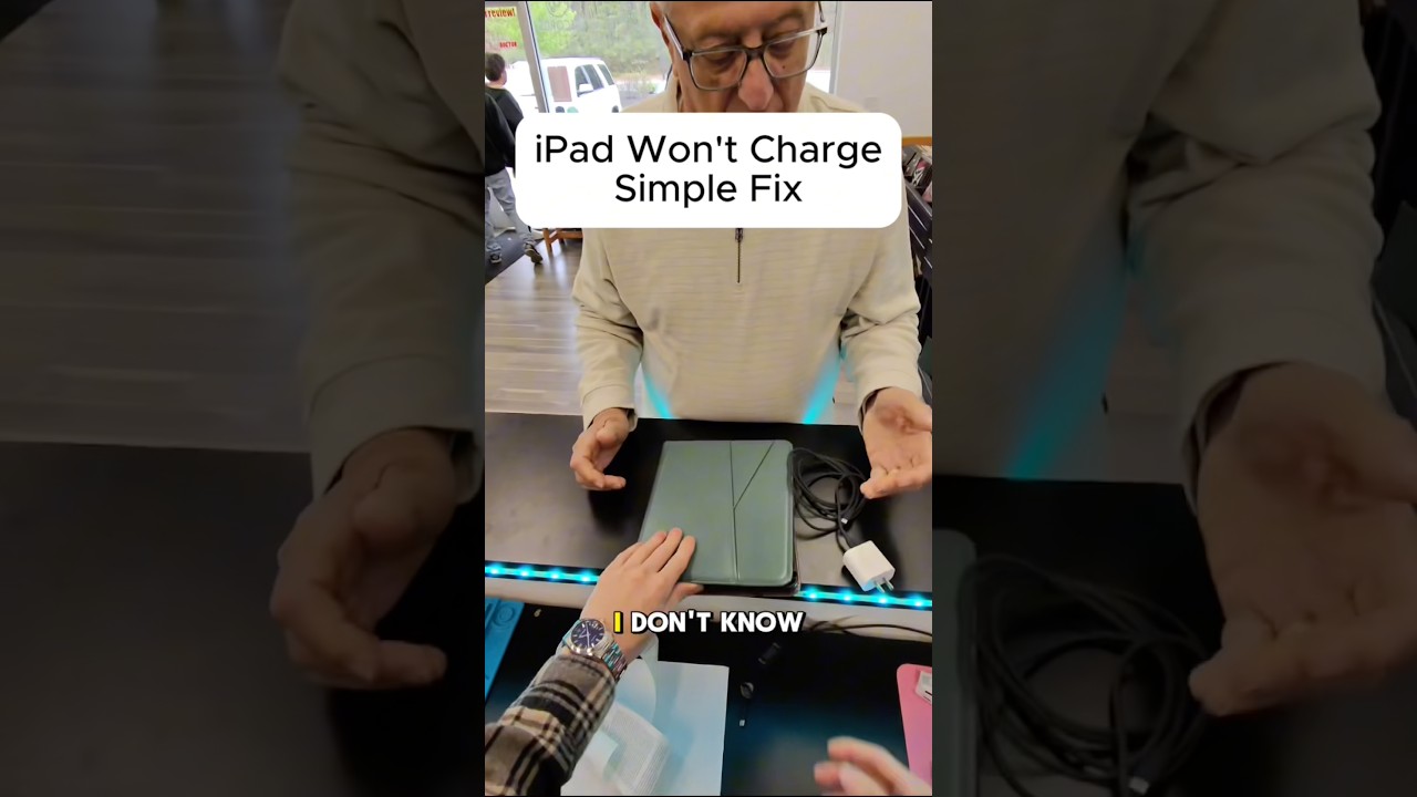iPad Won’t Charge, EASY FIX 😁‼️ #brokenfix #smartphone #problemfix #cellphone #phonedamage