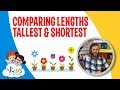 Flower Height Comparison and Word Problems