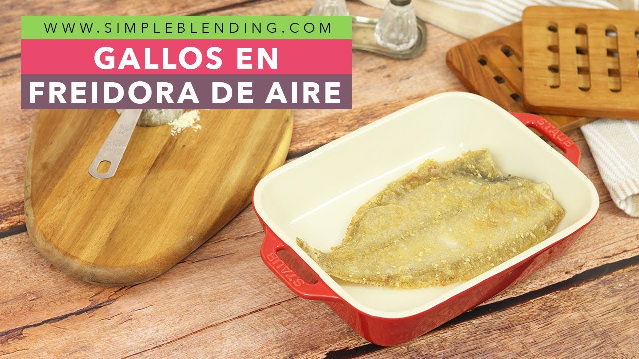 GALLOS EN FREIDORA DE AIRE | Pescado en freidora de aire | Gallo en airfryer