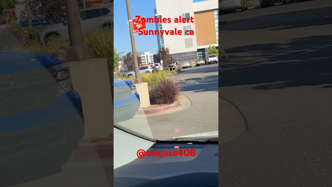 Real zombie in Sunnyvale, California #zombie #zombies #zombiesurvival #zombieshorts