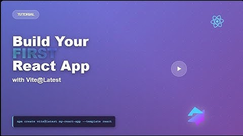Build Your First React App | How to Build Your First React App with Vite@Latest - Step by Step Guide