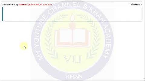 MTH633 QUIZ NO.1(2021) 💯% CORRECT ANSWERS