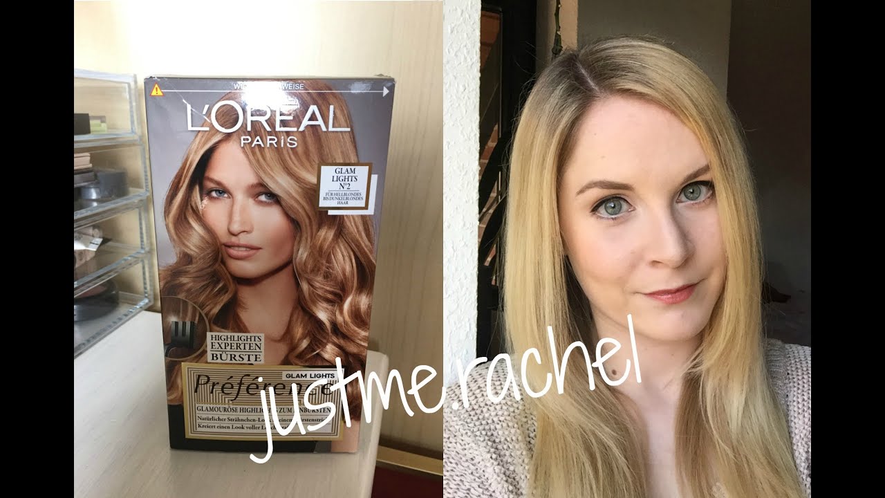 Tutorial Strahnen Selbst Farben Justme Rachel Youtube