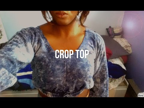 Comment créer un crop top avec des pantalons   ?