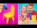 AWESOME PARENTING HACKS || Cool 3D Pen DYI Ideas for Parents! Funny Family Struggles by 123 GO!
