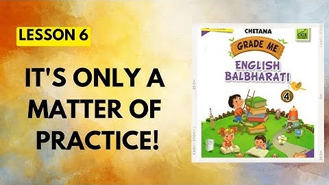 STD4th|English|Lesson6|It