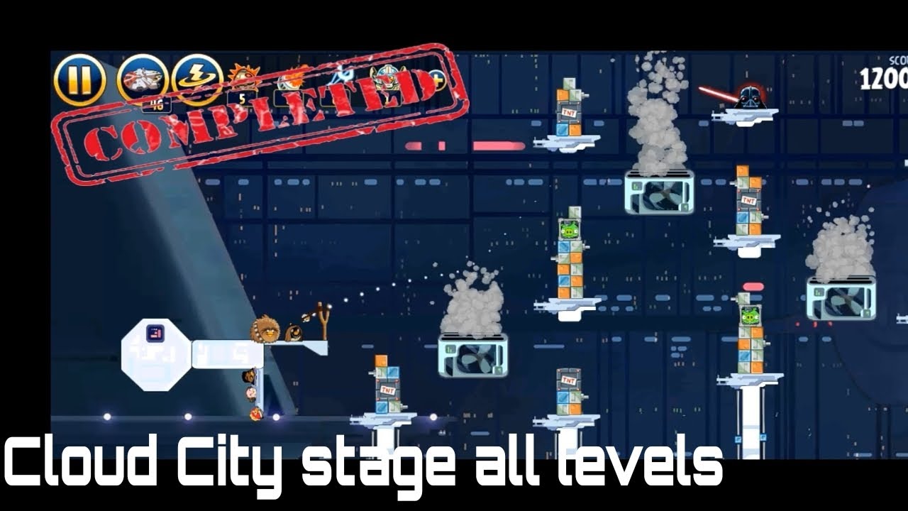 Cloud city stage completed 【Angry Bird Star Wars】Eps.4