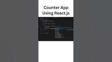 Counter app using React.js