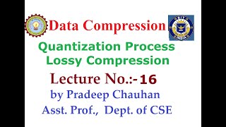 Quantization Process Lossy Compression Lecture 16